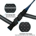 thumbnail image 3 of Tennis Badminton Racket Overgrip Anti Skid Sweatband Racquet Grip with Raised Ridges, Black 5 Pack, 3 of 6