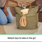 Ingenuity Bounce to Bloom 2-in-1 Activity Jumper & Table, Chambray, Ages 6–24 Months