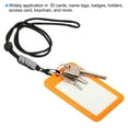 thumbnail image 6 of Uxcell Neck Lanyard Badge Lanyards Adjustable Long Strap Card Holder Keychains Grey, 6 of 7