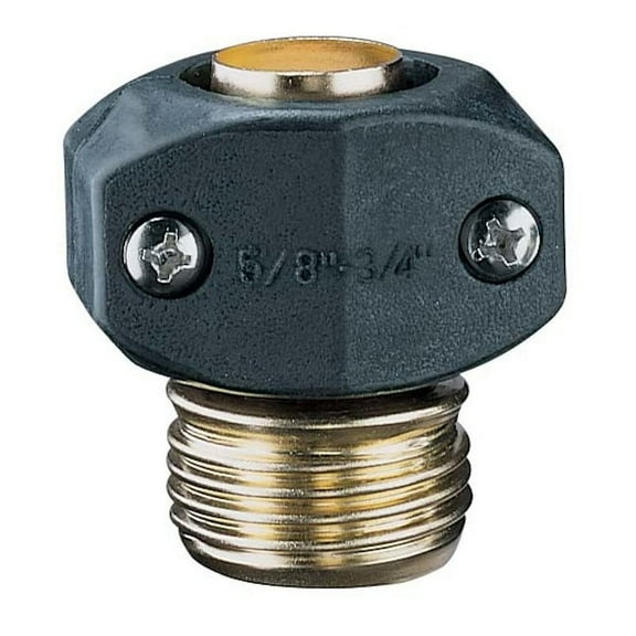 Nelson 5/8" and 3/4" Brass Male Clamp Coupling