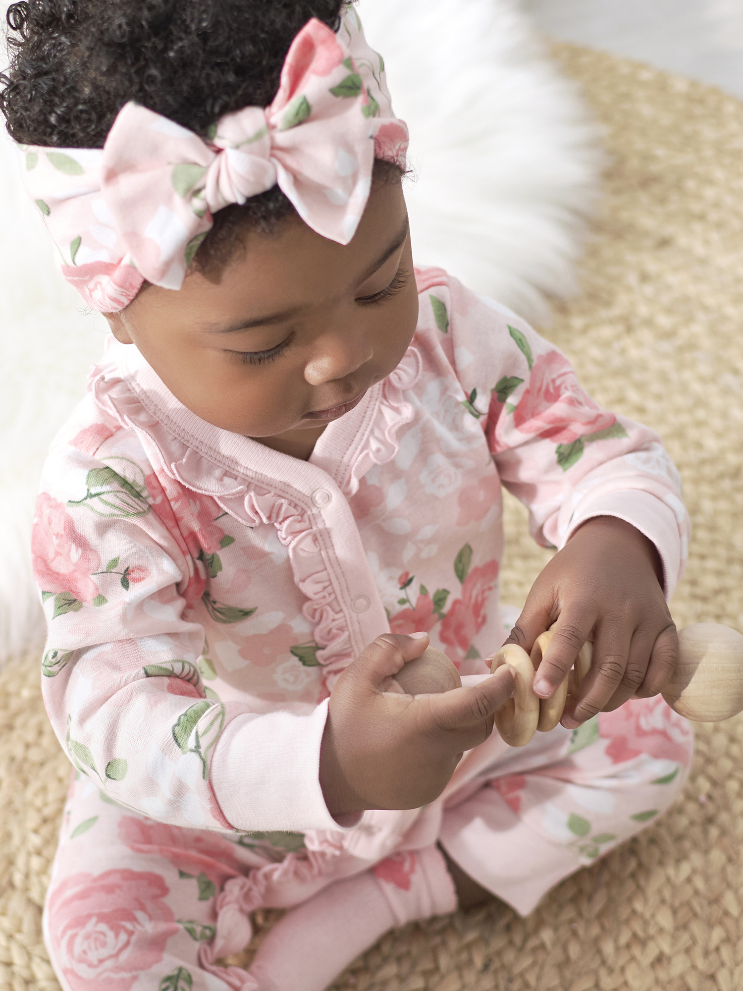Mud Pie Baby Girls' Leopard Hat and Blanket Set, Pink, 0-6 Months - 4