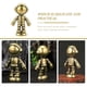 thumbnail image 4 of Brass Robot Antique Robot Statue Figurine Vintage Punk Style Robot Home Decor, 4 of 4
