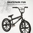 thumbnail image 5 of Mongoose Rebel Kids BMX Bike, 20-in. Wheels, Children & Tweens Ages 7-13, Black Bicycle, 5 of 10