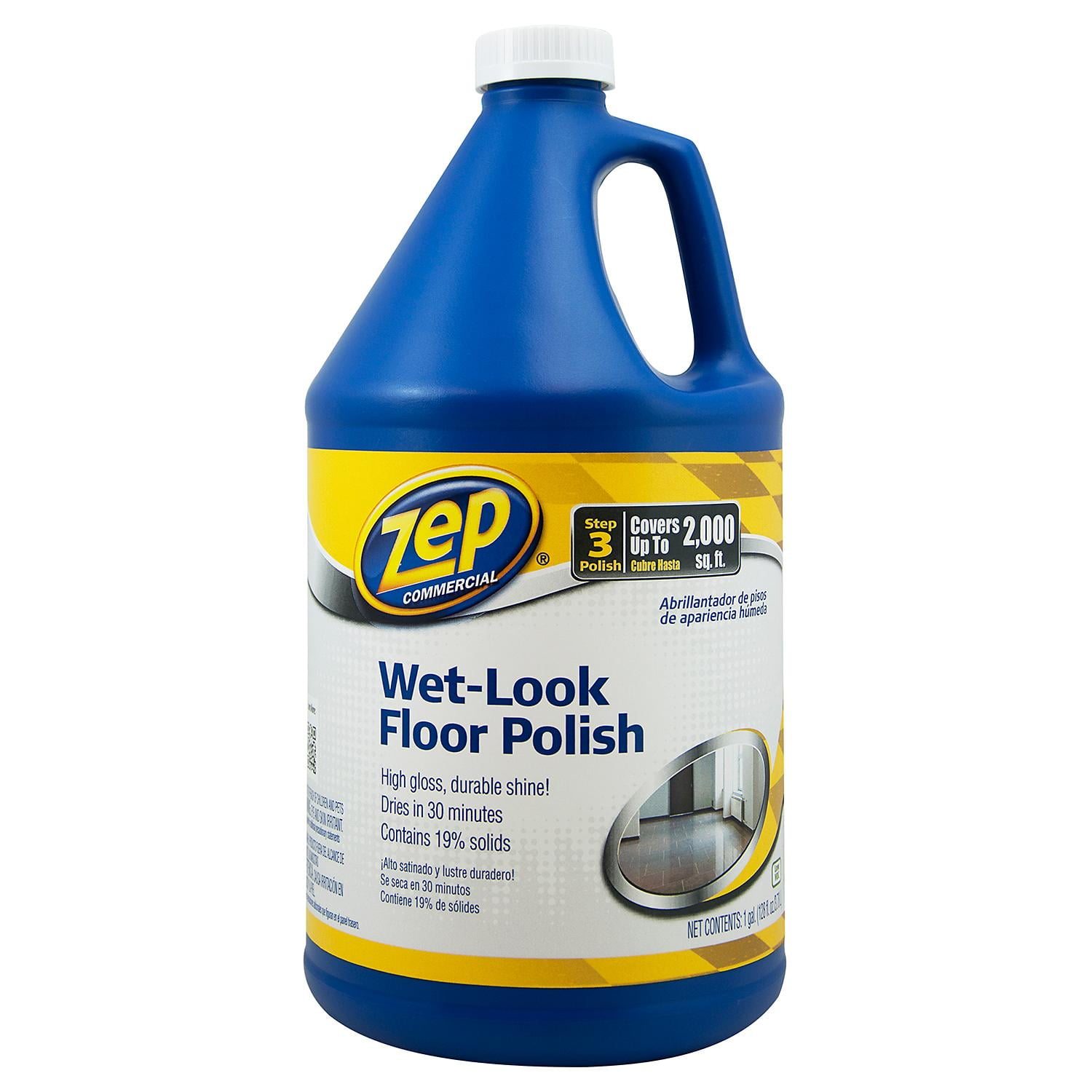 Zep Commercial Wet Look Floor Polish (1 gal.) - Walmart.com - Walmart.com
