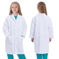thumbnail image 1 of Children's Doctor's Child Science Experiment Suit White Coat Role Playing Work Clothes White, 1 of 6