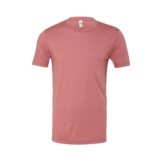 BELLA+CANVAS T-Shirt Unisexe Col Rond Triblend Manches Courtes, TP, Mauve Triblend
