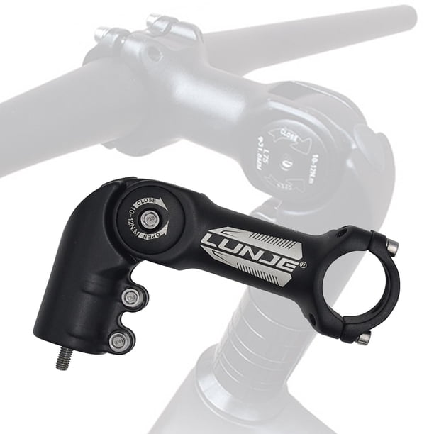 Potence De Vélo Réglable 90° – Alliage Aluminium 6061, 28.6x25.4 Mm, Légère, Pour VTT, Confort Et Soulagement Dos