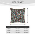 thumbnail image 2 of KLL Alphabet Decorative Throw Pillow Covers Velvet Soft for Couch Sofa Bedroom Living Room Outdoor (No pillow core)- 20"x20", 2 of 5