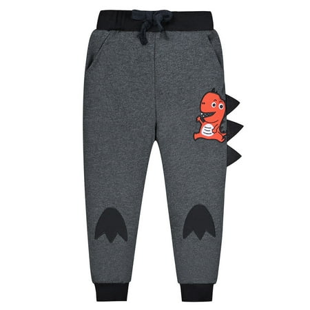 

Kids Pants Toddler Boy Girl Cartoon Pattern Sweatpants Cotton Drawstring Elastic Waist Sport Jogger Pants With Pocket Boys Pants Size 14-16 Toddler Girl Pants(Color:GY1 Size:4-5 Years)