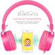 thumbnail image 3 of Auriculares gorsun Kids estéreo ligeros con cable rosa, 3 of 6