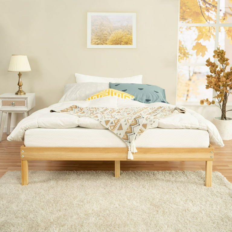 14 inch wood platform bed deals