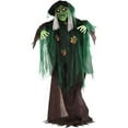 thumbnail image 2 of Haunted Hill Farm 6FT Standing Witch Animatronic, 2 of 4