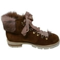 thumbnail image 2 of Agl Women's Furry Ankle Boot Cognac / Powder Ankle-High Leather - 9.5M, 2 of 3