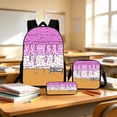 thumbnail image 2 of FYDUU Ice Cream School Backpack for Girls School Bag 3 Piece School Backpack Set for Kids Fashion Everyday Back to School Daypack, 2 of 4