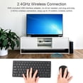thumbnail image 2 of Mistaha KM901 Keyboard Mouse Combo 2.4G Wireless 78 Key Mini Keyboard and Mouse Set Portable, 2 of 8