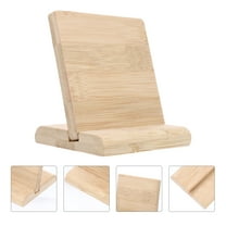 Phenofice Office Desk Name Plate Bamboo 1 Set 4.0x3.7x3.0in