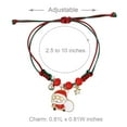 thumbnail image 7 of Wrapables Friendship Beaded Enamel Charm Bracelet, Santa, 7 of 7