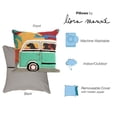 thumbnail image 4 of liora manne beach trip sunset throw pillow, 4 of 5
