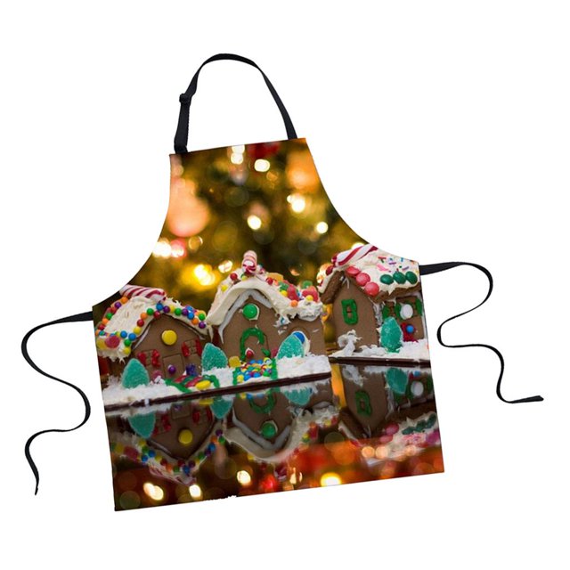 DOLITY Christmas Apron -Unisex Kitchen Various Pattern -Fade Machine Washable - 9 9