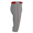thumbnail image 5 of A4 Baseball Knicker Pant For Men in Gray/Cardinal | N6003, 5 of 5