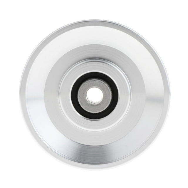 Polea de repuesto para rodamiento de fitness, aleación de aluminio, resistente al desgaste, mecanizado CNC 90mm Plata