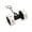 Black, variant on Keychain Pendant 3D Printed Dumbbell Charm Gym Keyring Sports Style Fitness Key Holder Backpack Accessories