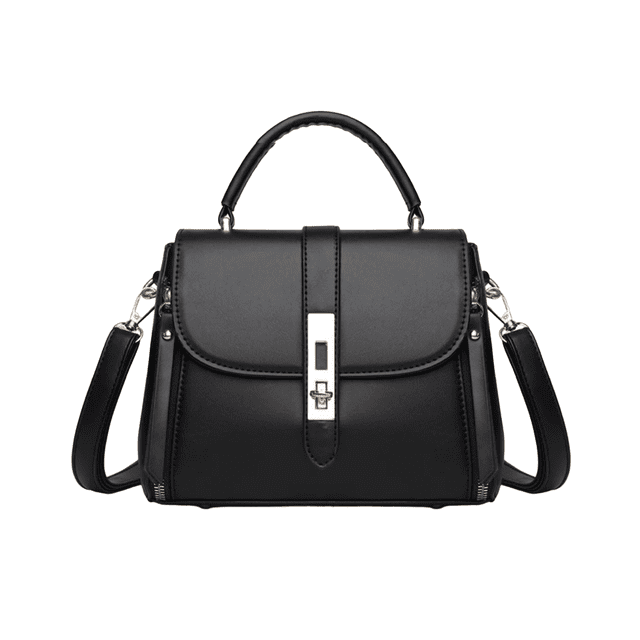 Bolsa de Mujer Impermeable Bandolera Negra Lab.G Bolso Bandolera