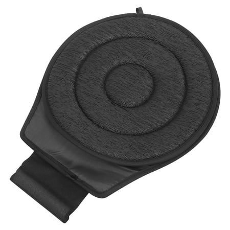 SEWCHICS 360 Degree Swivel Seat Cushion Black Comfortable Breathable Rotary Mat for Car Driver