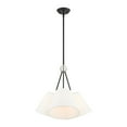 thumbnail image 4 of 40563-04 Livex Lighting Prato - 3 Light Chandelier in Modern Style - 21 Inches wide by 20.5 Inches high-Black Finish    -Traditional Installation, 4 of 10