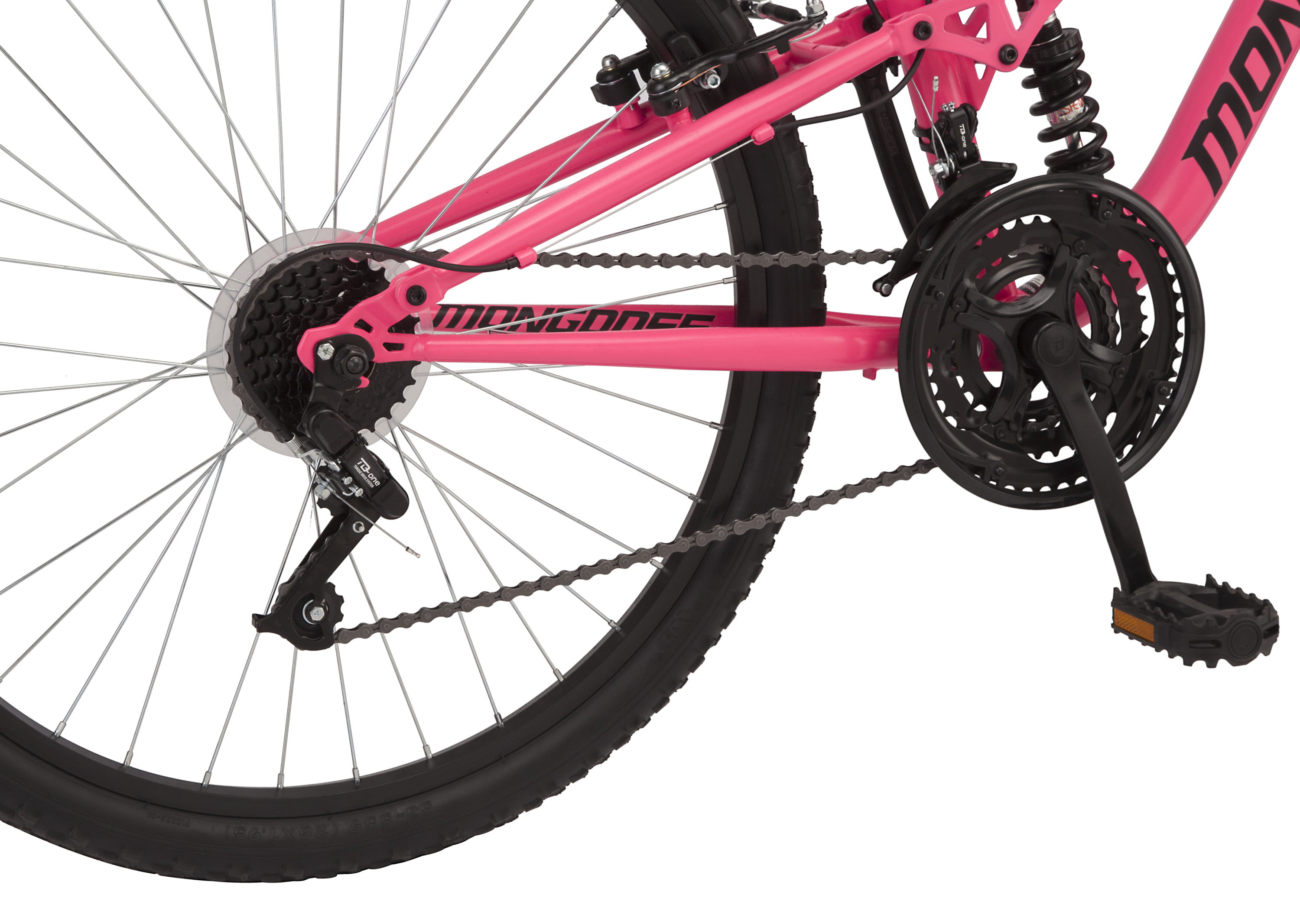 アウトドア その他 Mongoose 26-in. Major Womens Mountain Bike, Pink, 18 Speeds 