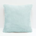 thumbnail image 4 of Home Soft Things Faux Fur Throw Pillow Cover 4 Piece Set-Spa Blue - 20" x 20", 4 of 9