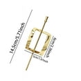 thumbnail image 3 of Elegant Minimalist Metal Hair Clip and Hair Stick Styling Accessory for Women, 3 of 6