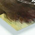 thumbnail image 3 of Designart 'Into the Wild Gold Buffalo' Farmhouse Wall Clock, 3 of 3