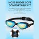 thumbnail image 5 of style 1 2 juegos de gafas de natación, gafas de natación galvanizadas antivaho, gafas de natación de silicona para adultos, gafas de natación para miopía, 5 of 5