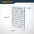 thumbnail image 4 of Filtros de aire POWERTEC para WEN 3410, POWERTEC AF4000/AF4001, 4 of 8