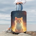 thumbnail image 3 of Lsque Starry Sky Constellation Cat Printed Luggage Cover, Travel Luggage Protector,Scratch and Dirt Resistant, Fits 18-32 Inch Luggage - Medium, 3 of 9