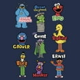 thumbnail image 2 of Men's Sesame Street Character Introductions  Graphic T-Shirt, 2 of 4
