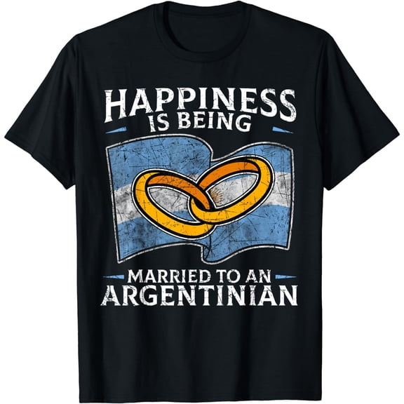 Argentinian Marriage Argentina Roots Heritage Married T-Shirt