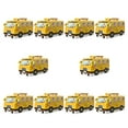 thumbnail image 3 of 10 cajitas de regalo para fiesta de regreso a clases, con forma de autobús escolar amarillo. Decoraciones para el aula y para la fiesta del primer día de clases., 3 of 8