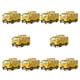 thumbnail image 3 of 10 cajitas de regalo para fiesta de regreso a clases, con forma de autobús escolar amarillo. Decoraciones para el aula y para la fiesta del primer día de clases., 3 of 8