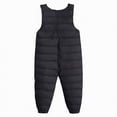 thumbnail image 6 of HCNTES Kids Insulated Snowsuit Bib Overalls with Adjustable Straps Comfortable Winter Ski Wear for Boys Girls(Black,2-3 Years), 6 of 6
