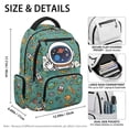 thumbnail image 6 of Jeiento Backpack foe Boys 6-14 Years Lightweight Large Capacity Water-Resistant 17 Inch School Backpack for Primary Elementary Cute Astronaut Back to School Supplies, 6 of 7
