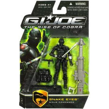 Gi Joe The Rise Of Cobra Snake Eyes 3 75 Action Figure Ninja