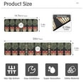 thumbnail image 3 of Yayeee Faucet Mat for Kitchen Sink 14.7" Diatomite Long Splash Guard Pad, Beige Striped Trees, 3 of 7