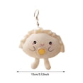 thumbnail image 2 of Hearth & Gear Cute Dumpling Pendant Keychain Decorative Pendant Car Keyring Backpack Decorative Bag Pendant Accessories, 2 of 5