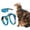 Tropical Green, variant on PetThem Cat Harness and Leash, Small Large Cats Harness Escape Proof, Adjustable Soft Lightweight Step-in Kitten Harness and Leash Set for Walking Travel, Tropical Green