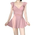thumbnail image 2 of Traje de baño de una pieza para mujer,Traje de baño de una pieza para mujer Traje de baño con falda fruncida vintage Traje de baño de una pieza Aspecto llamativo, 2 of 8