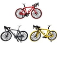 thumbnail image 3 of Vogacara Decoración de bicicleta, decoración de simulación sólida, Mini adorno especial de Metal plástico para sala de estar, regalos deportivos Kits de construcción modelo Amarillo Vogacara FN011406-03, 3 of 6
