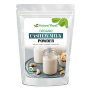 Z Natural Foods Organic Cashew Milk Powder, Cashew Milk for Healthy Insulin Levels, Heart, and Skin, Ideal for Smoothies, Cereal, and Recipes, Non-GMO, Vegan, Gluten-Free, Kosher, 1 lb.