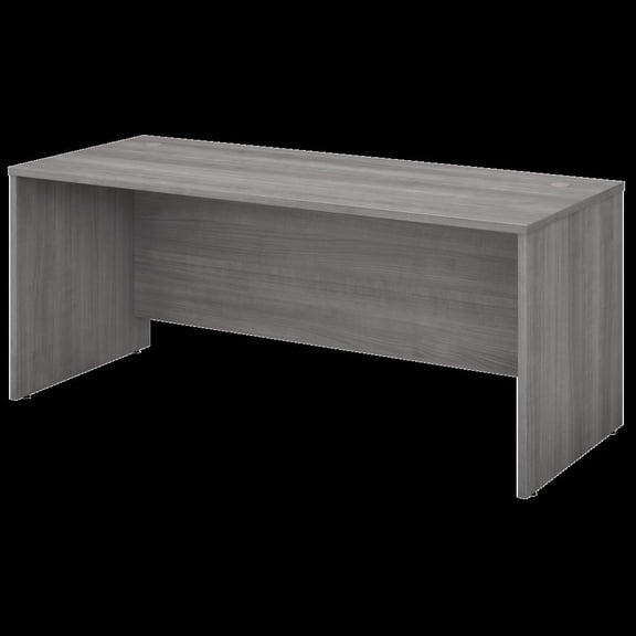 Studio C Office Desk in Platinum Gray - Engineered Wood